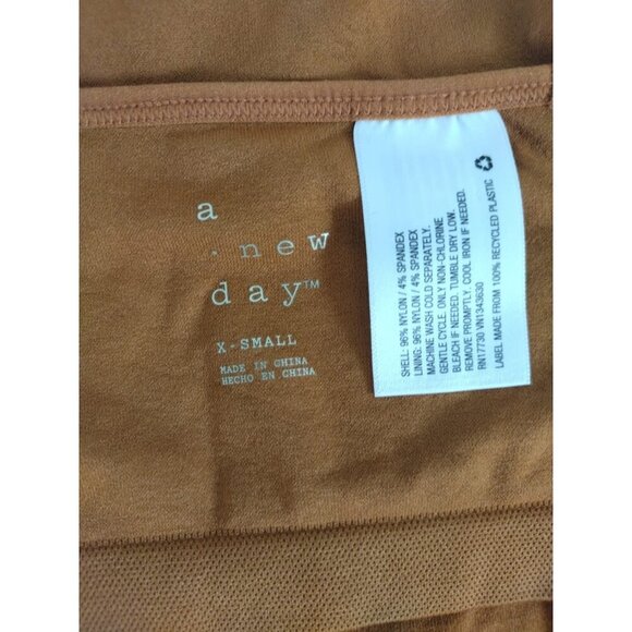 A New Day Women's XS Brown Spaghetti Strap Tank Top, NWT - Picture 2 of 7